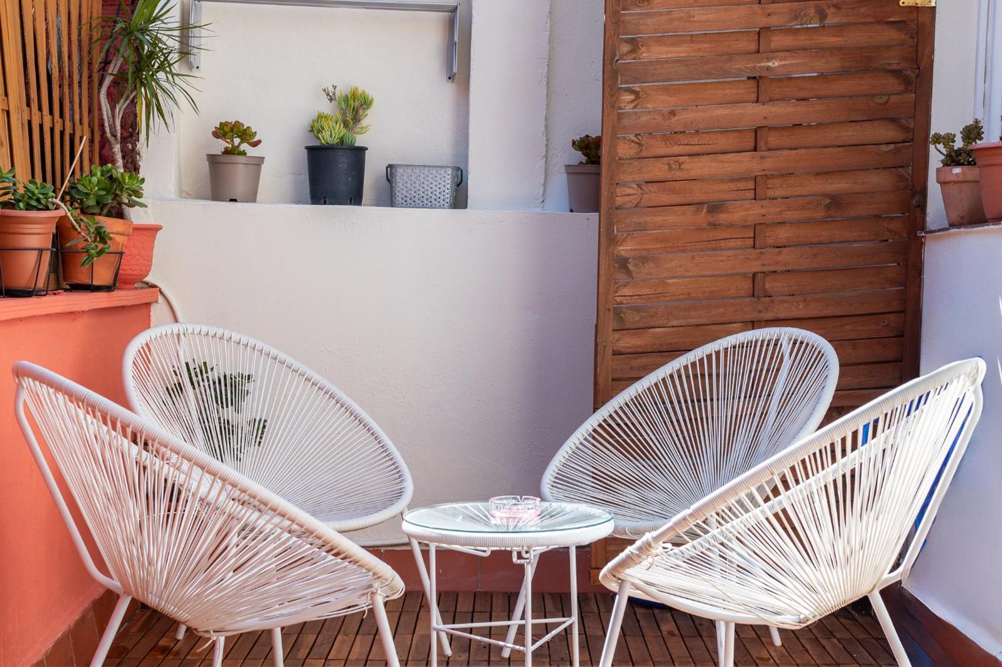 Spacious & Sunny Apt With Terrace In The City Center Barcelona Ngoại thất bức ảnh